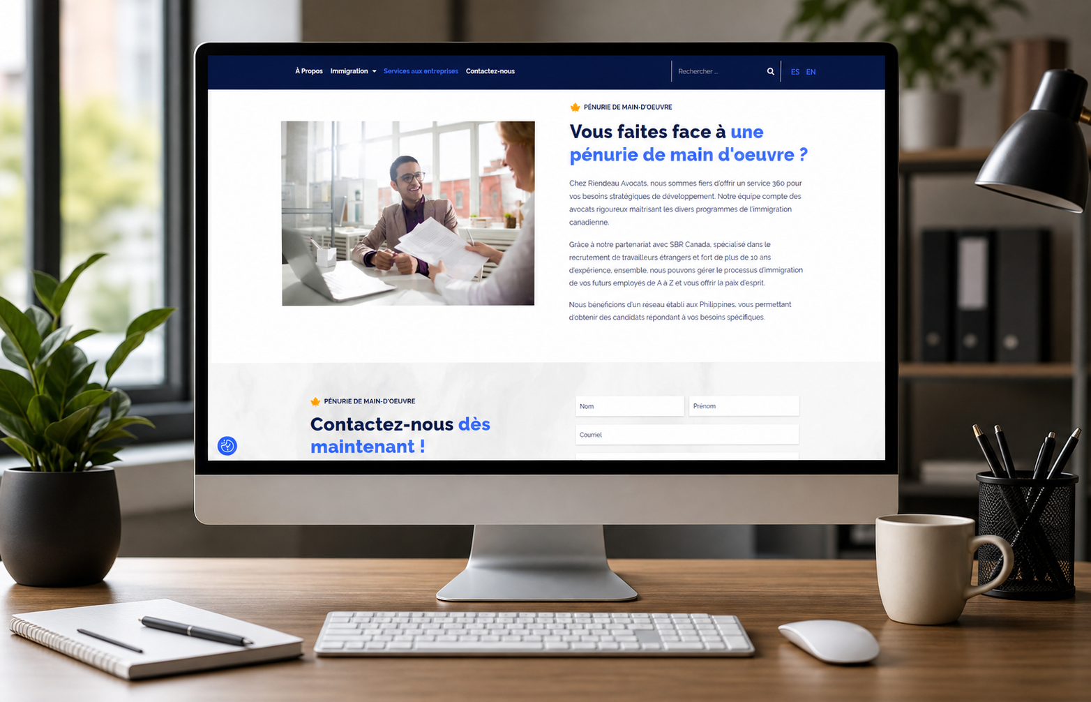 Riendeau Immigration — visuel 1