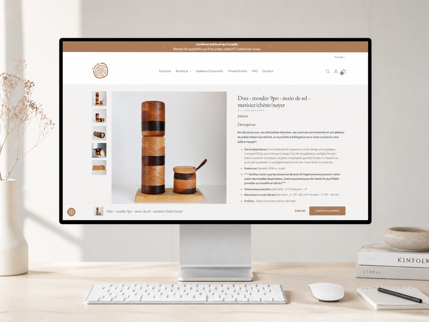 Tranche de bois — visuel 1